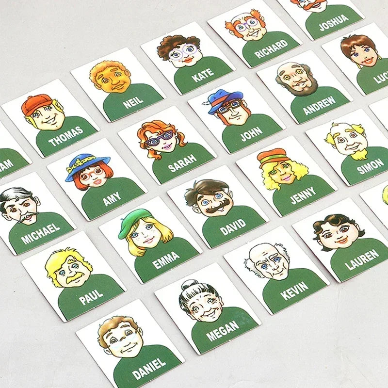 Guess Who I Am Board Game - Interactive Family & Parent-Child Logic Puzzle Game, Ages 14+