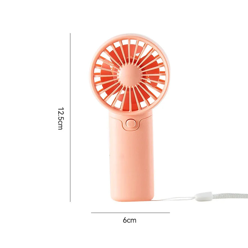 Portable Pocket Handheld Fan – Lightweight Mini Battery-Operated Compact Fan (AAA Batteries Not Included)