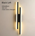 Modern Dimmable LED Wall Sconce 50 cm x 8 cm (19.7 in x 3.1 in) Acrylic Shade Bedside Wall Lamp – Gold / Black