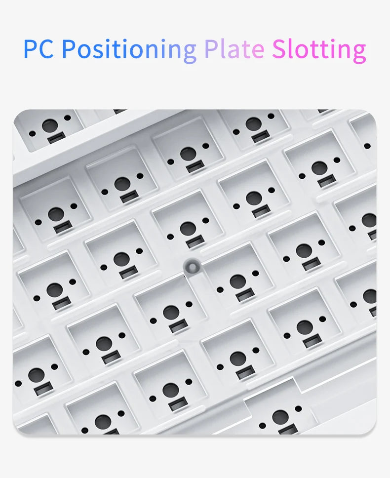 Wired and Wireless 70% Mechanical Gaming Keyboard, Tri-Mode RGB, Hot-Swappable Switches for PC & Mac