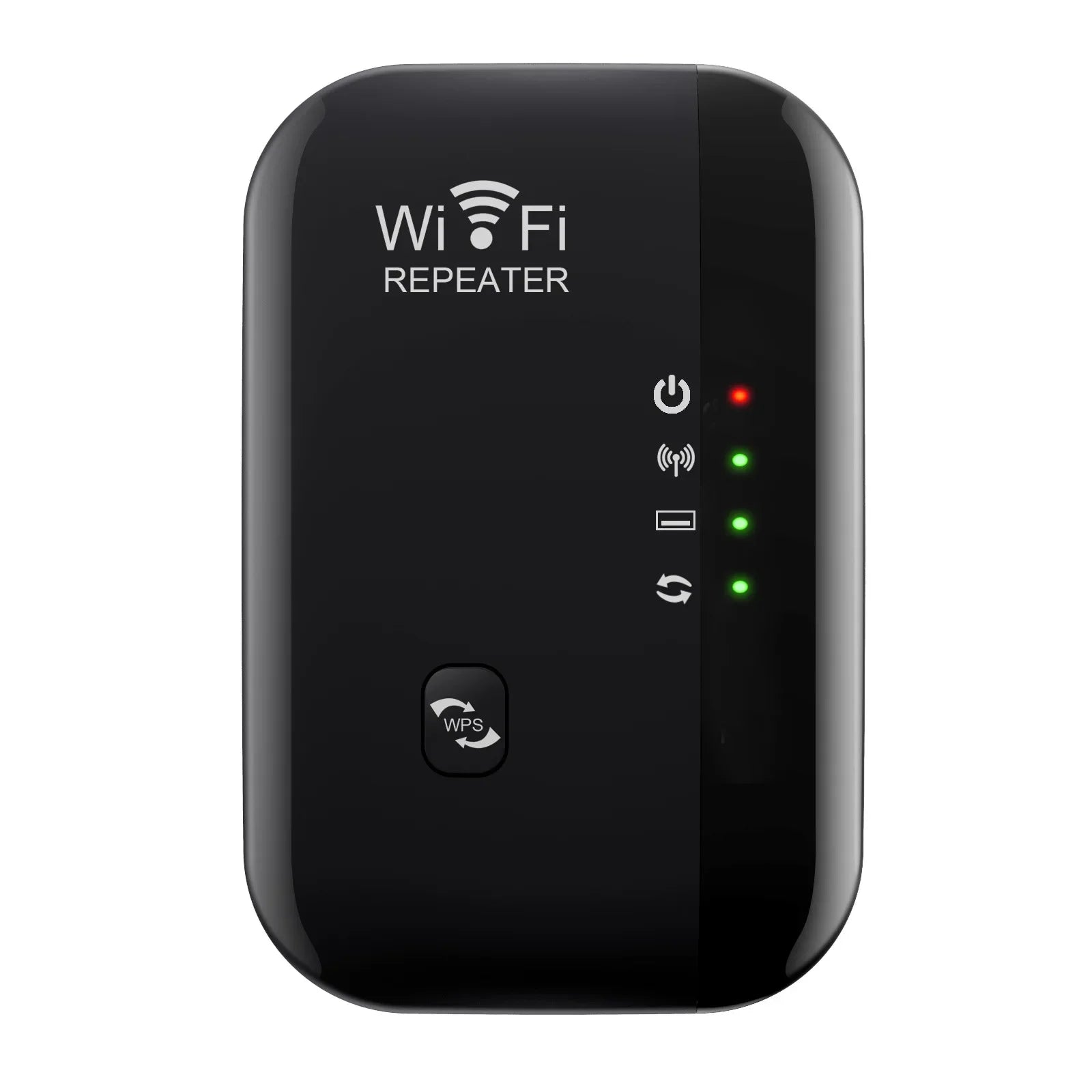 300Mbps WiFi Repeater 802.11n Signal Booster - 2.4 GHz Wireless Range Extender for Home & Office