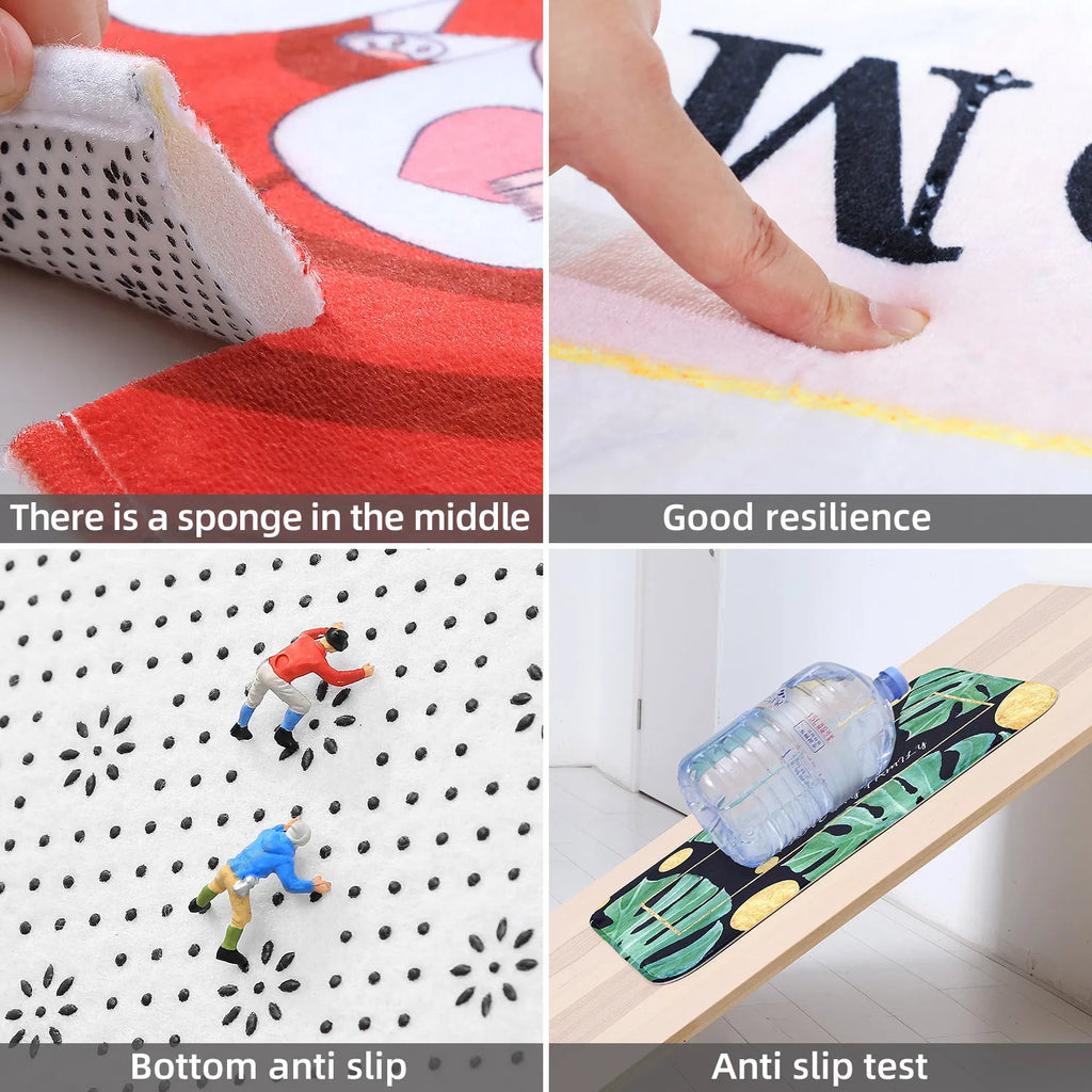 Multi-Purpose Sponge Water Absorption Mat – Anti-Slip, Machine Washable for Kitchen & Bathroom
