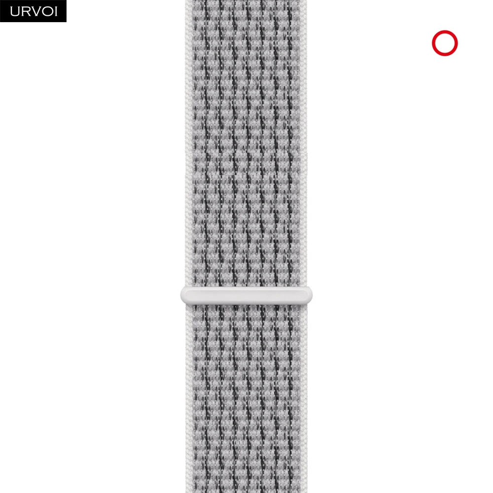 Nylon Sport Loop Band for Apple Watch — Breathable Hook & Loop Fastener — Fits 42/44/45/46/49mm