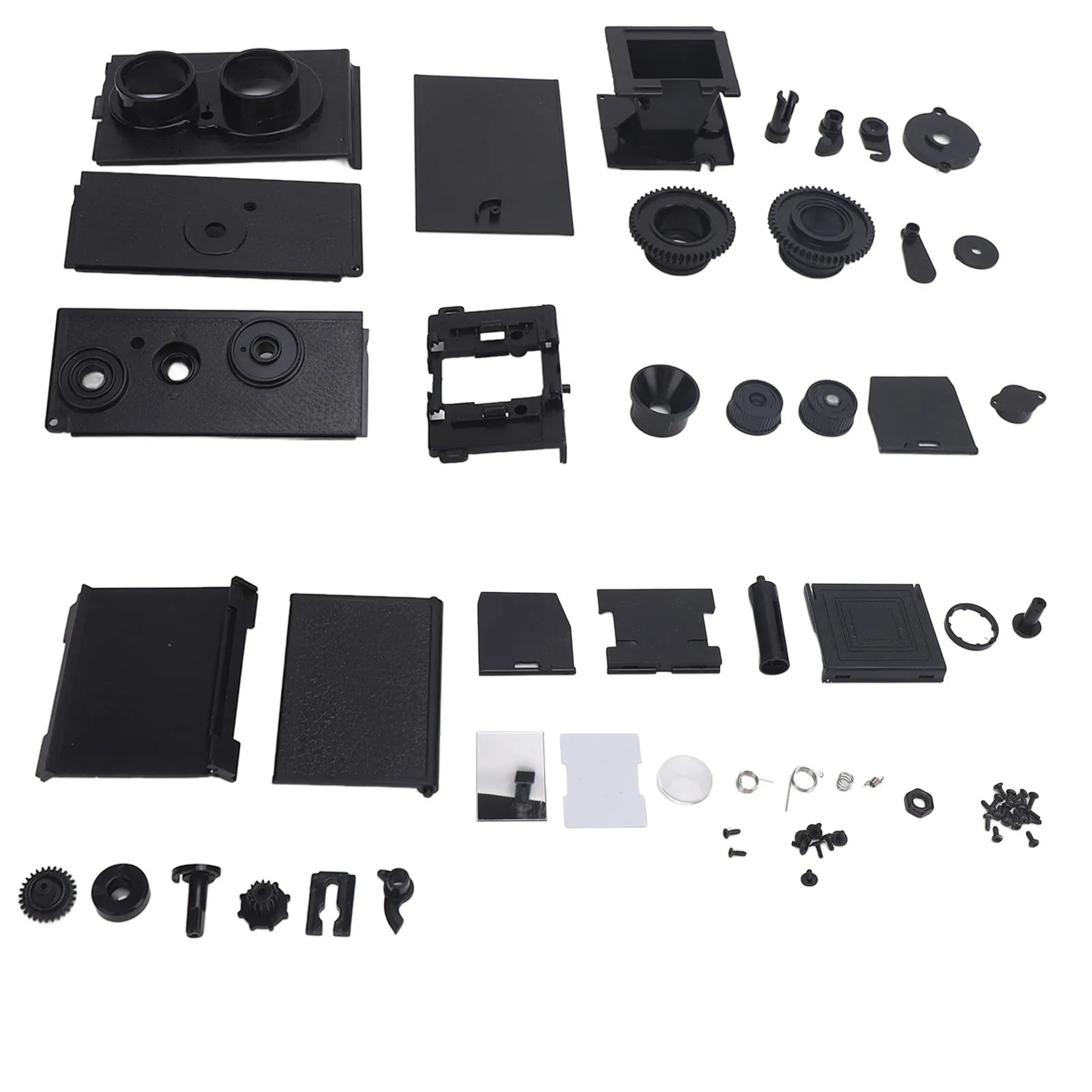 35mm Dual-Lens TLR Film Camera – DIY Retro Twin-Lens Reflex for 135 Film