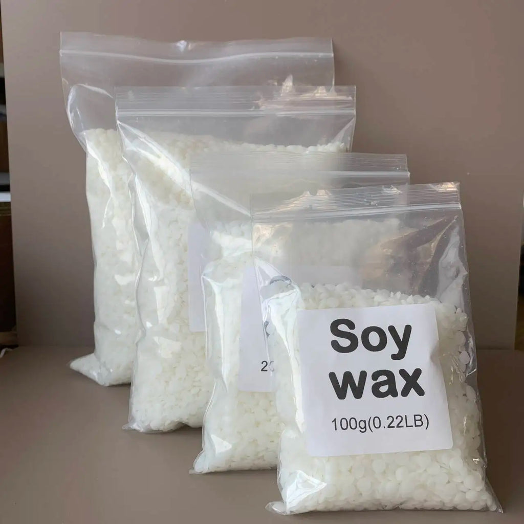 Natural Soy Wax Flakes & Granules for Candle Making — 50g–1000g