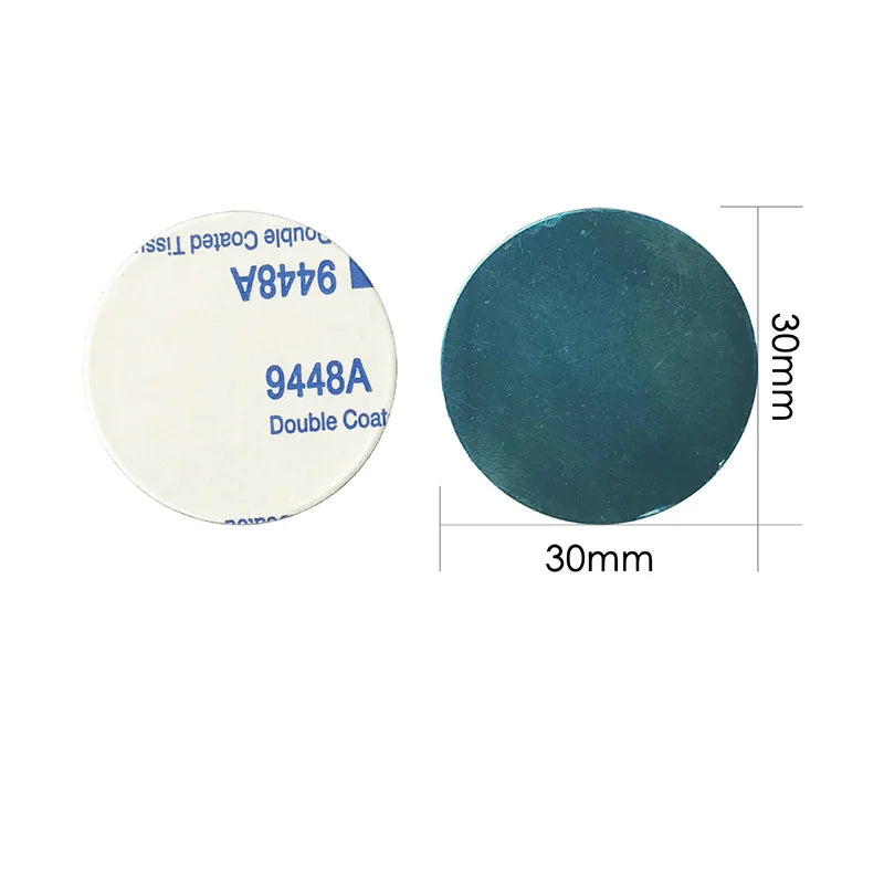 Magnetic Metal Plate for Car Phone Holder - Universal Iron Sticker Mount (Pack of 1/2/5/10/15/20)