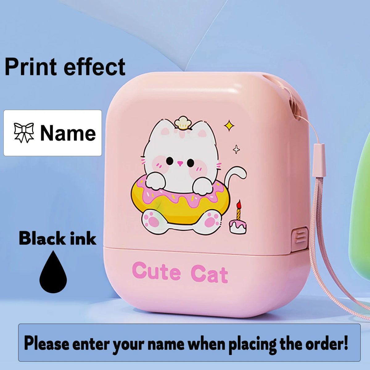 Personalized Waterproof Name Stamp for Kids – Self-Inking Clothing & School Bag Labels