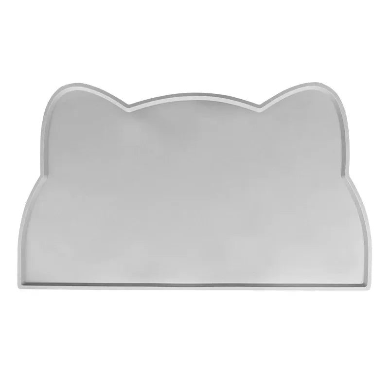 Silicone Pet Feeding Mat - Non-Slip Waterproof Anti-Spill Placemat for Dogs & Cats