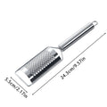 Stainless Steel 4-in-1 Cheese & Vegetable Grater — Handheld Ginger Slicer, Potato and Lemon Zester