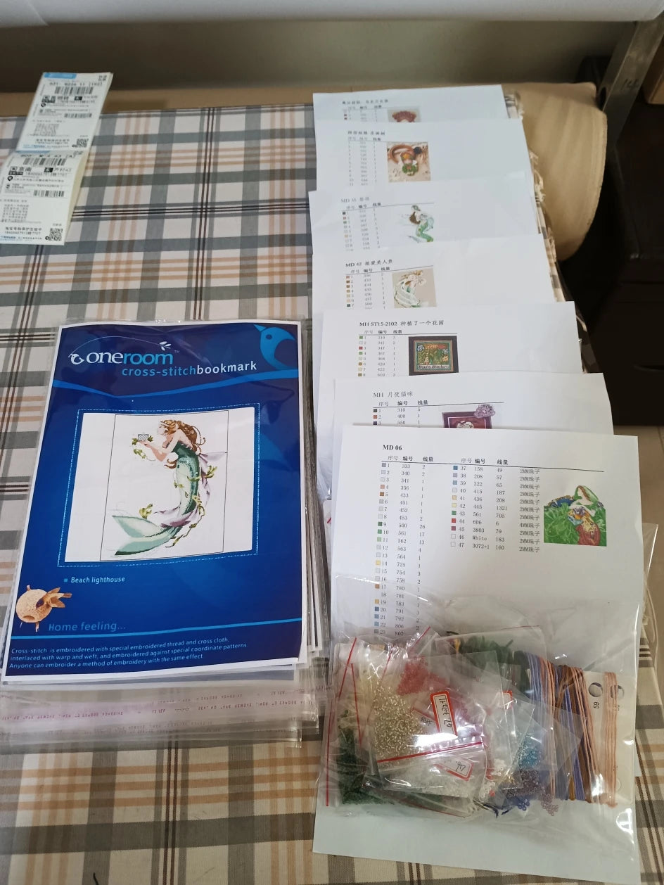 Counted Cross Stitch Kit – Christmas Needlework DIY Decoration