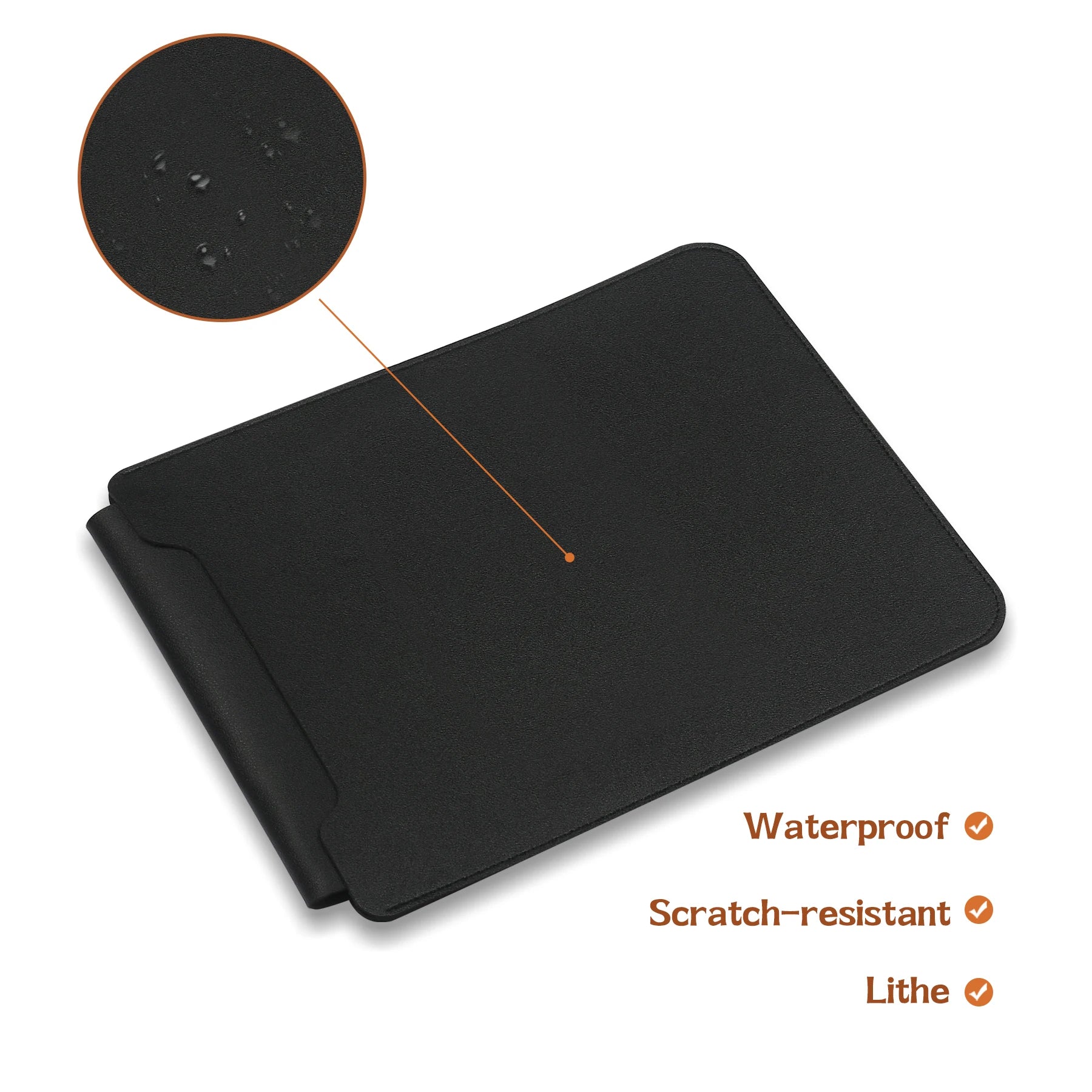 PU Laptop Sleeve 11–16 Inch — Slim Protective Notebook Case