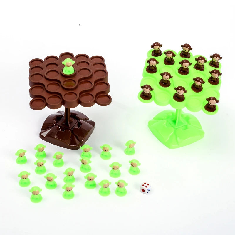 Montessori Monkey Balance Scale Toy - Balancing Tree Counting Game for Kids
