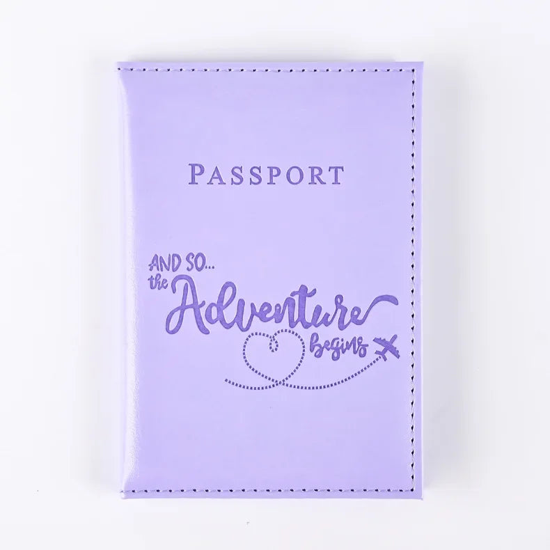 PU Leather Passport Holder Wallet – Travel Passport Cover & Card Case for Women and Men