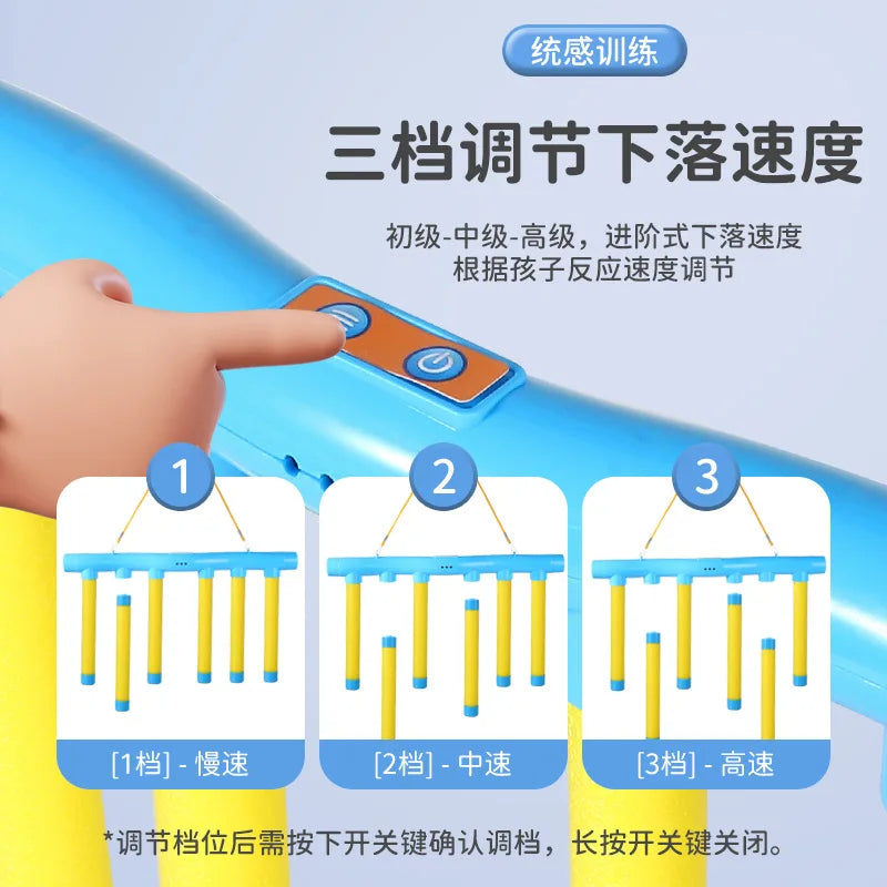 Falling Sticks Challenge Game – Kids Reaction & Catching Training Toy for Parent-Child Interactive Play