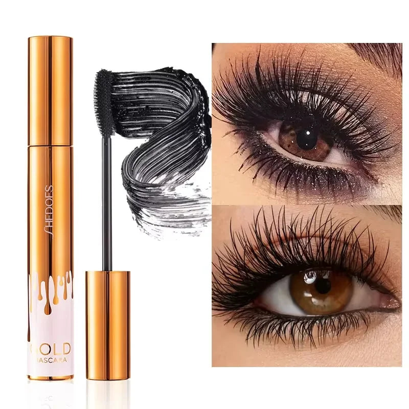 3D Lengthening Waterproof Mascara – Curling, Smudge‑Proof Lash Extension Effect, Black
