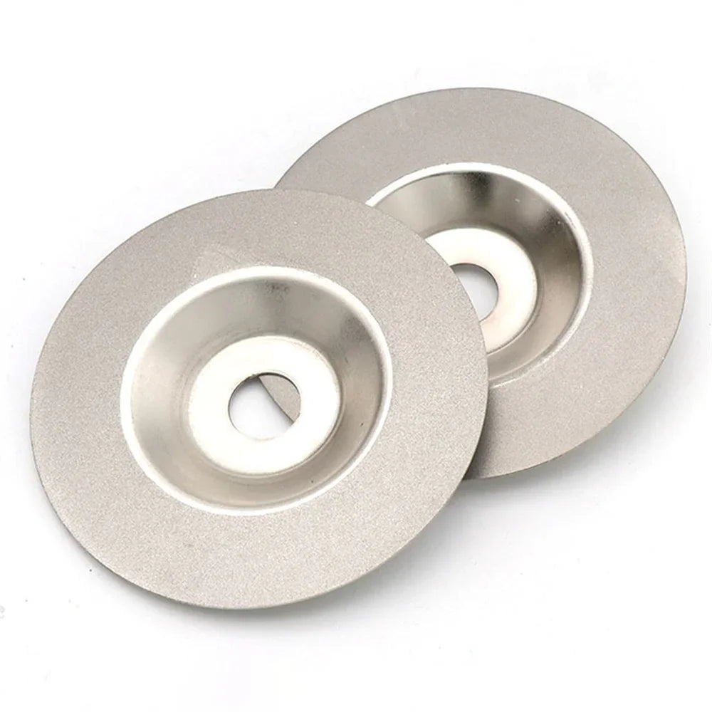Emery Abrasive Disc for Ceramics, Glass & Stone — 3.94 in (10 cm) with 0.63 in (1.6 cm) Hole — 400/600/800 Grit