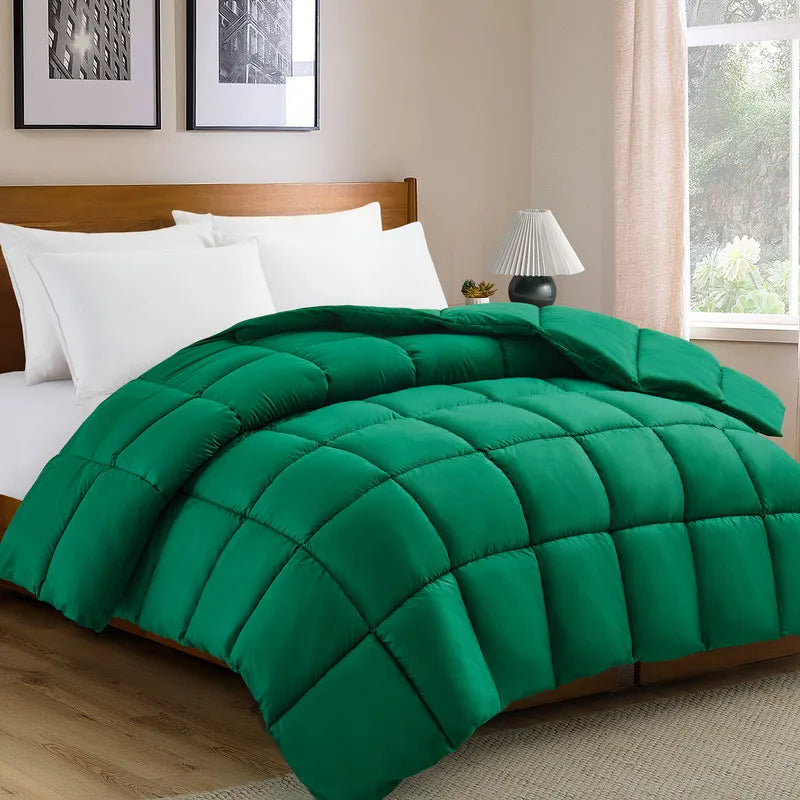 2/3-Piece Reversible Comforter Set – Queen/King – All-Season Microfiber Comforter with 1–2 Pillow Shams