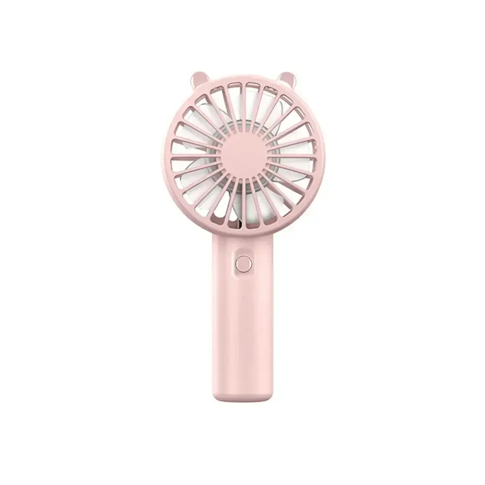 Mini USB Rechargeable Handheld Fan, Silent Portable Cooling Fan for Eyelash Makeup, Desk & Outdoor (6.30 x 3.15 x 1.97 in / 16 x 8 x 5 cm)