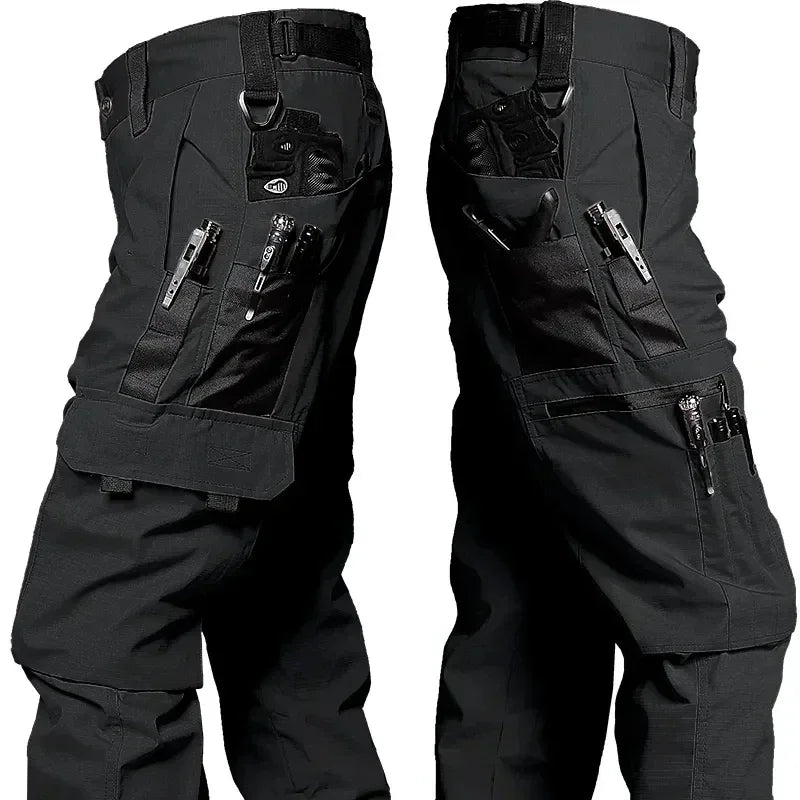 Men's Tactical Cargo Pants Waterproof Multi-Pocket Work and Hiking Trousers