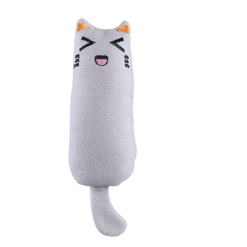 Catnip Thumb Plush Toy – Bite-Resistant Chew Pillow & Teaser for Cats, 5.0 x 2.1 in (12.6 x 5.3 cm)