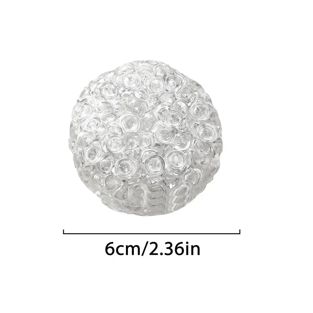 Ice Bead Squishy Stress Ball 6cm (2.36 in) - Super Soft Mochi Fidget Toy Slow Rebound for Anxiety Relief & Relaxation