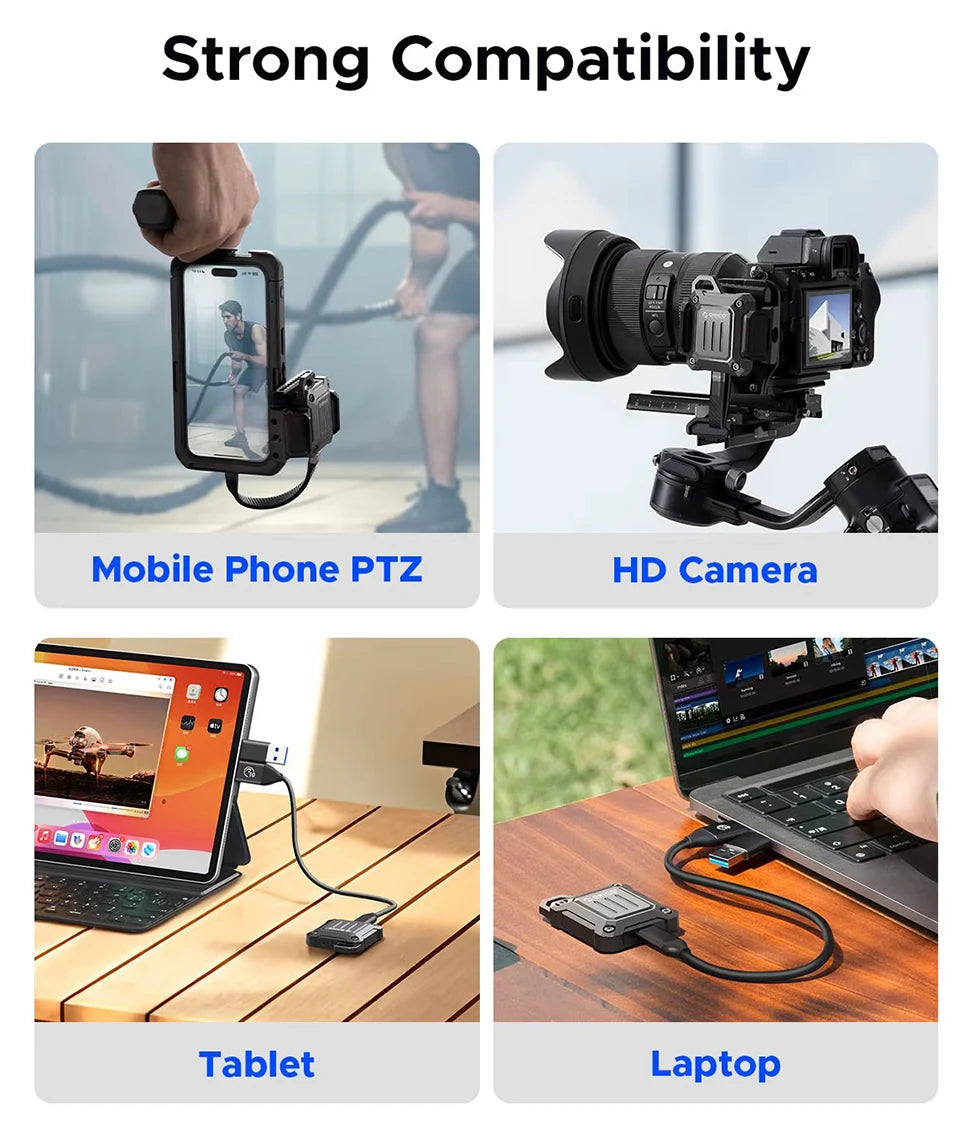 Portable M.2 2230 NVMe SSD Enclosure USB-C 10Gbps (USB 3.2 Gen 2) External M.2 Case for PC, Laptop