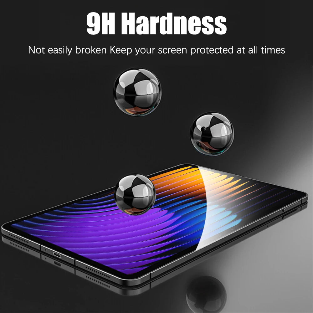2-Pack Tempered Glass Screen Protector for 11.2-inch (28.4 cm) & 12.4-inch (31.5 cm) Tablets with 2 Camera Lens Covers