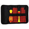 10-Piece VDE Insulated Screwdriver Set (500V) — Interchangeable Blades, Magnetic Tips & Case for Electricians and Home Use