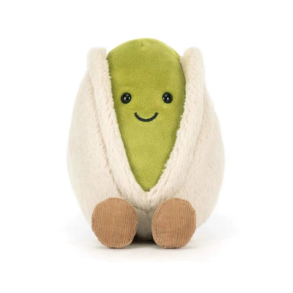 Pistachio Plush Toy 12cm (4.7 in) Cute Stuffed Nut Doll Plushie Gift & Living Room Decor