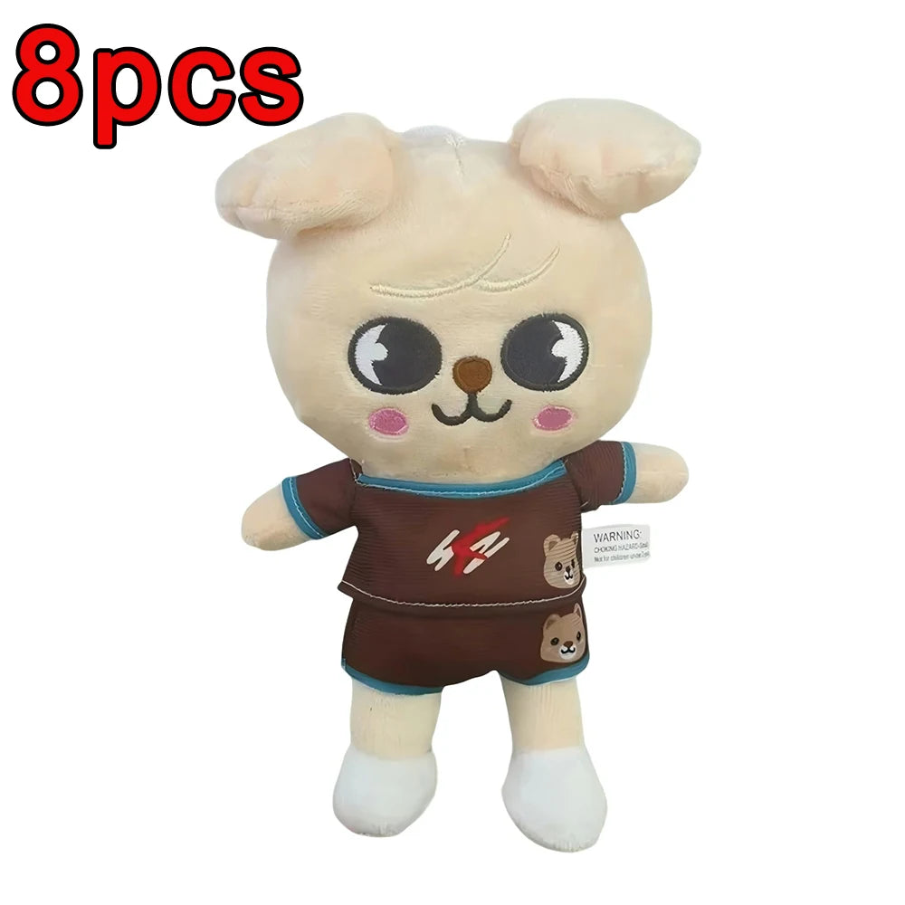 Kawaii 23 cm (9.1 in) Plush Stuffed Animal, Cute Cartoon Companion Toy & Room Decor Gift