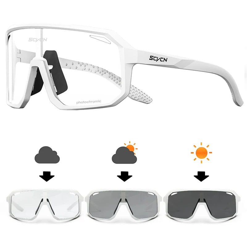 MTB Cycling Sunglasses for Men and Women Photochromic UV400 Road & Mountain Bike Goggles