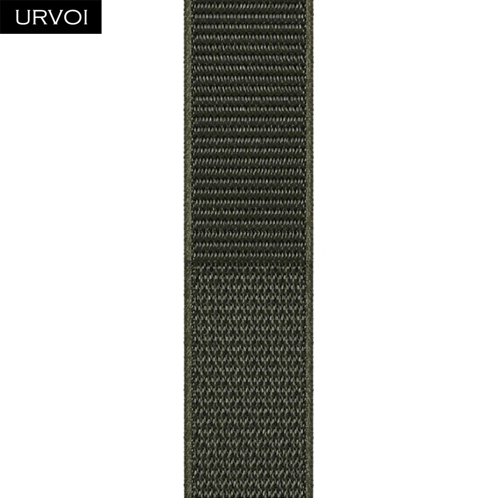 Nylon Sport Loop Band for Apple Watch — Breathable Hook & Loop Fastener — Fits 42/44/45/46/49mm