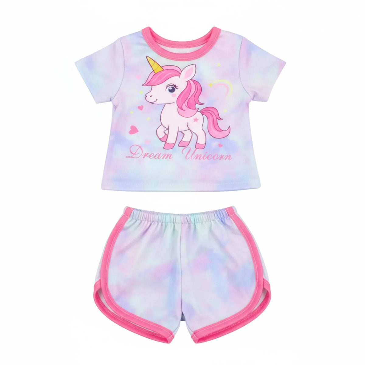 Cute Printed T-Shirt Top for 18-Inch (45.7 cm) & 43 cm Dolls, Short Doll Tee