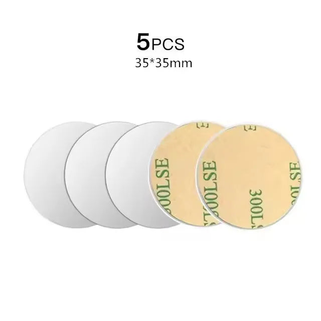 Thin Magnetic Metal Plate for Car Phone Holder – Universal Iron Disk Sticker for Phone & Tablet