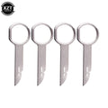 Car Radio Stereo Removal Tools — 2/4-Pack Metal Installation Keys for VW Audi Ford Porsche