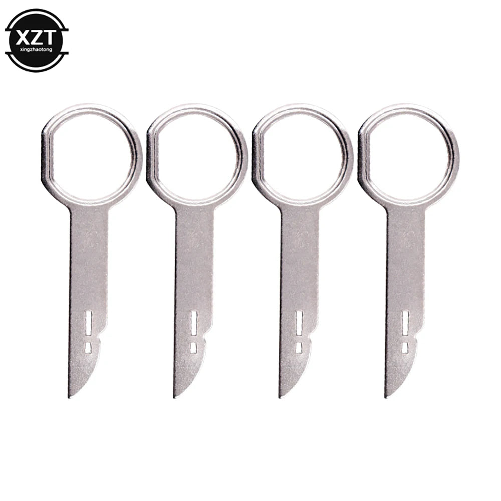 Car Radio Stereo Removal Tools — 2/4-Pack Metal Installation Keys for VW Audi Ford Porsche