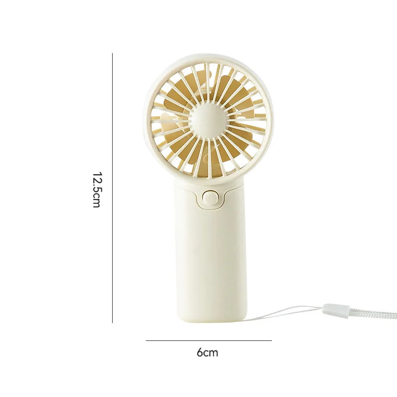 Portable Pocket Handheld Fan – Lightweight Mini Battery-Operated Compact Fan (AAA Batteries Not Included)