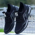 Men's Slip-On Breathable Running Sneakers – Non-Slip Gym & Walking Shoes