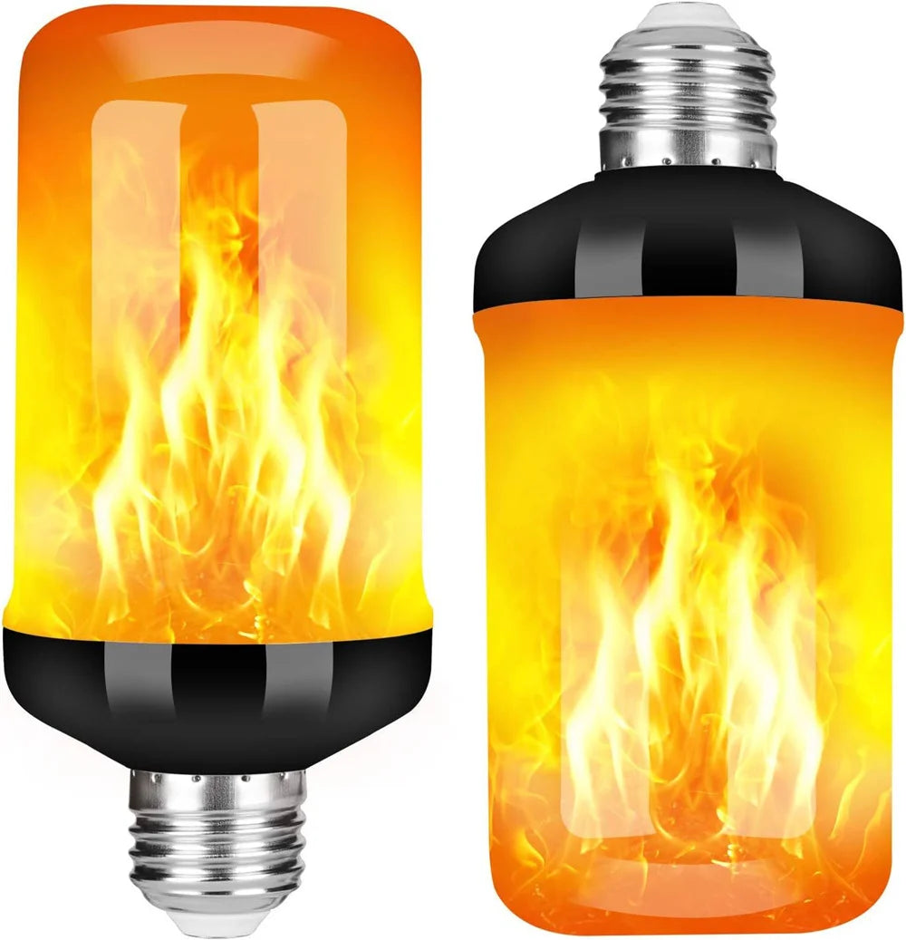 Flickering Flame LED Bulb E27 – 4 Modes Night Light for Indoor & Outdoor Party, Holiday Decor