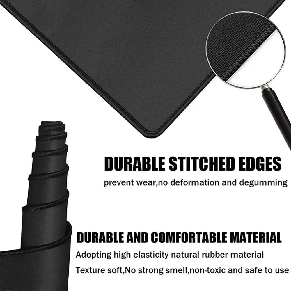 Gaming Mouse Pad — Locking Edge Love Calligraphy Desk Mat, Speed Microfiber Surface, Non-Slip Rubber Base, 2–5mm (0.08–0.20 in)