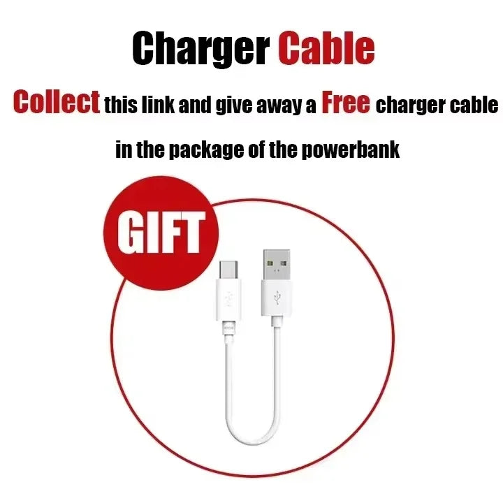 Solar Power Bank 50000mAh 120W Fast Charging Portable Power Bank with Solar Panel, 4 Built-In Cables, Dual USB & Phone Stand