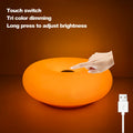 Bauhaus Donut Table Lamp USB LED Bedside Night Light for Bedroom Living Room Dining Room