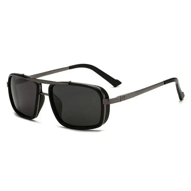Women's Vintage Steampunk Cat-Eye Sunglasses UV400 Driving & Travel Shades - Alloy Frame, Polycarbonate Lenses