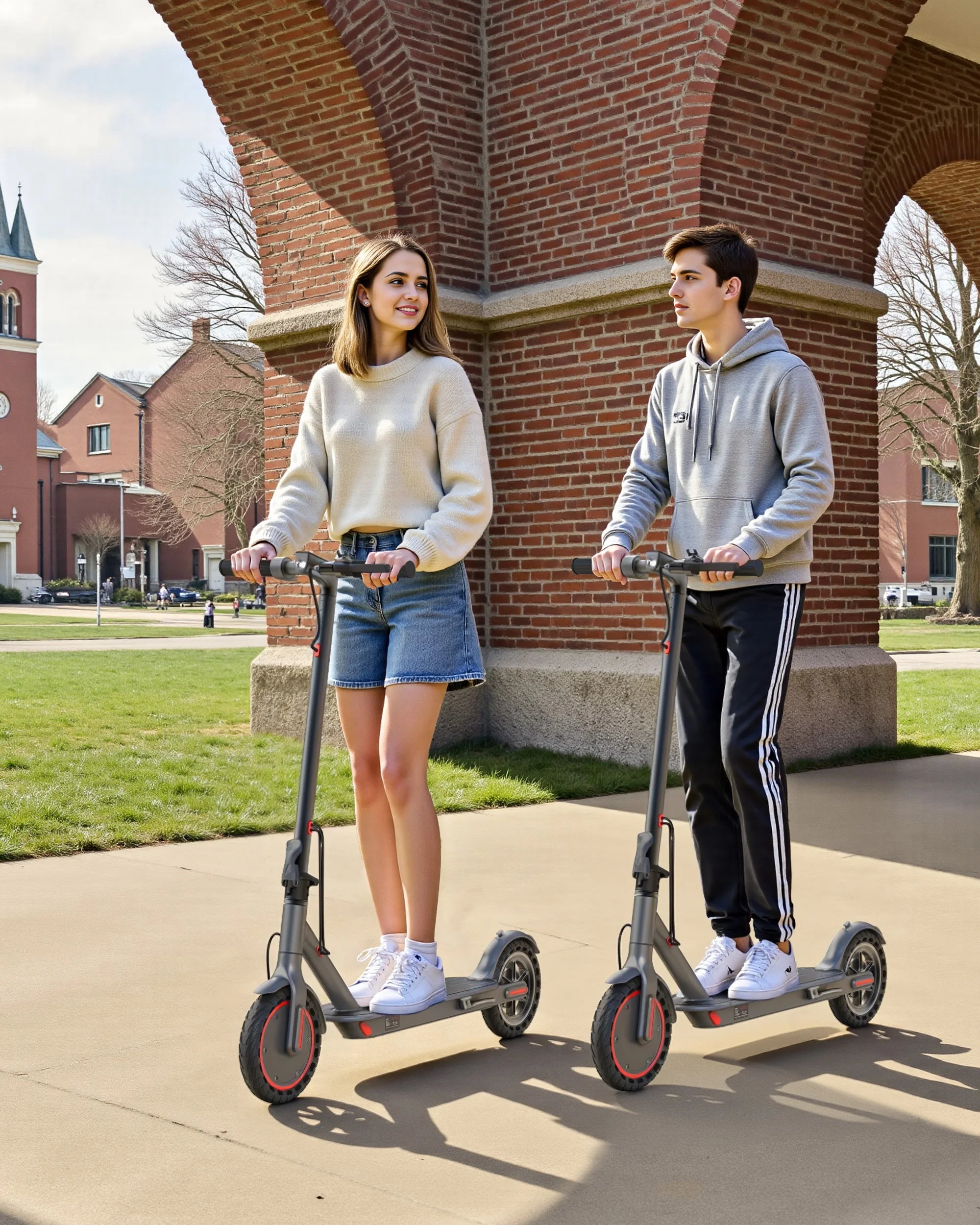 Foldable Electric Scooter 350W 19 mph — APP Smart Control, 4-Speed Modes, 16–40 Mile Range for Adults