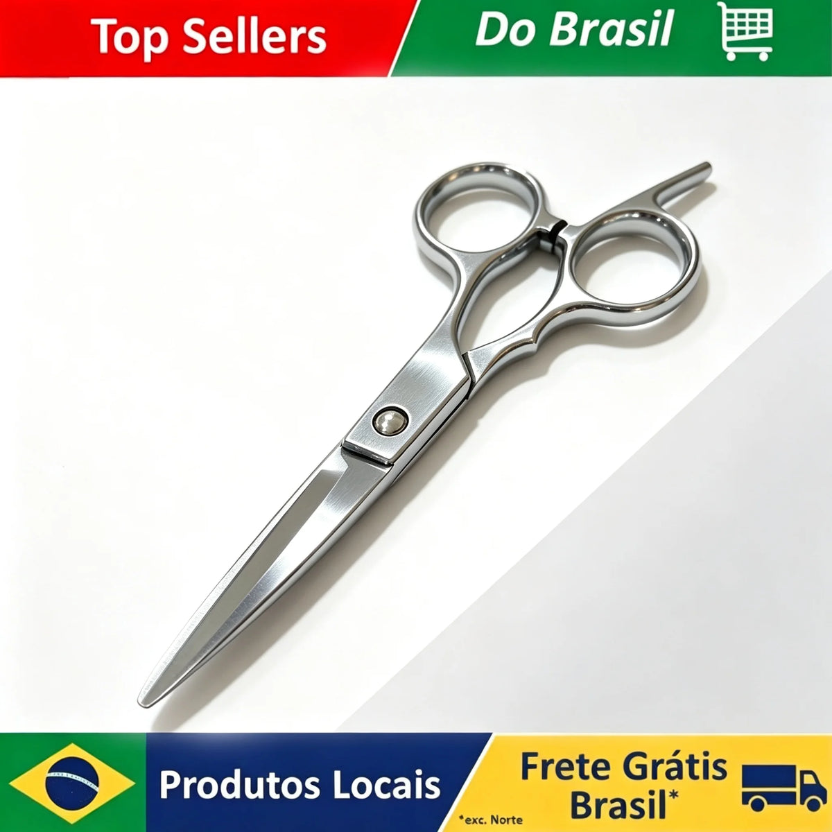 6.5-Inch (16.5 cm) Professional Hairdressing Scissors - Salon Flat Shears for Cutting, Trimming & Thinning
