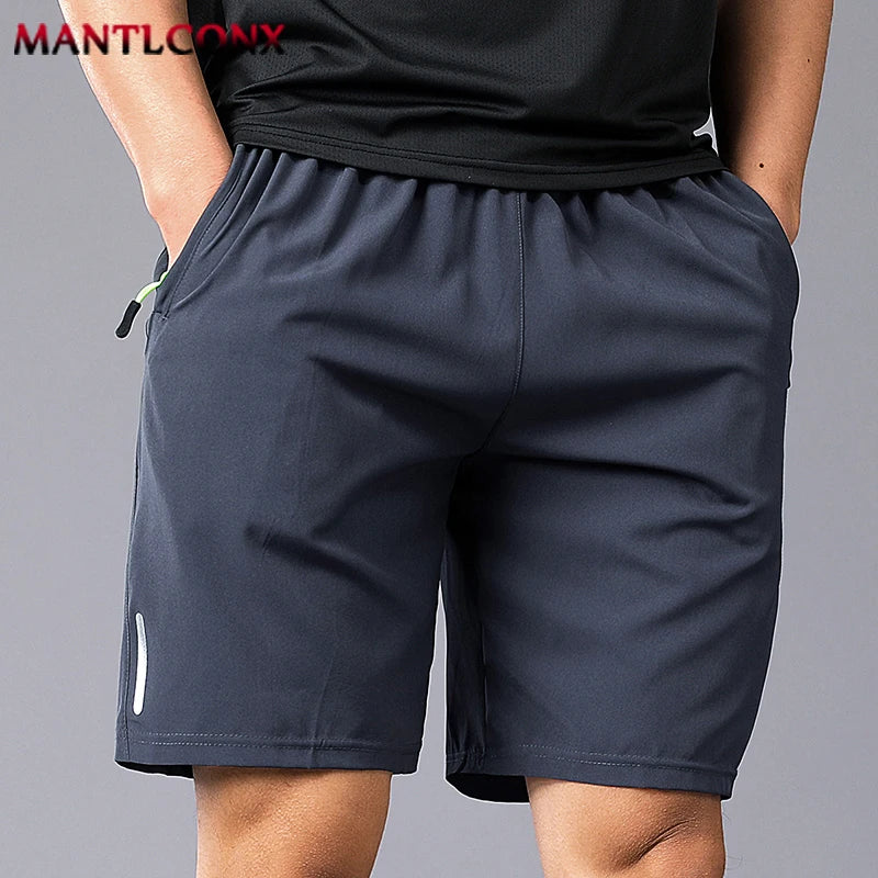 Men's Quick-Dry Breathable Running Shorts - Lightweight Summer Fitness & Beach Shorts, Elastic Waist, Pockets, Sizes M-4XL