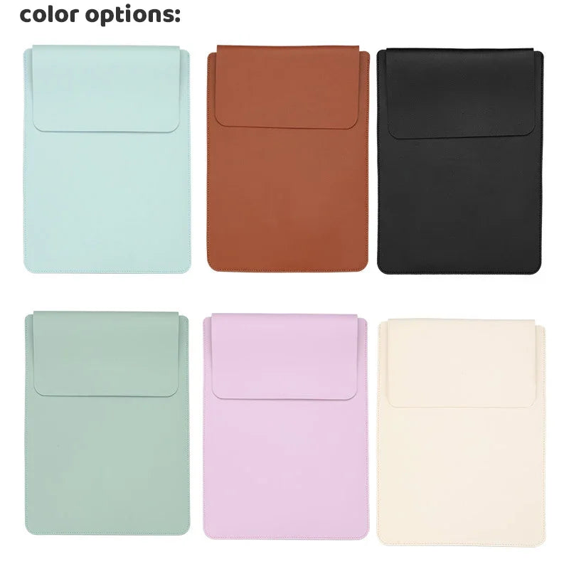 PU 13-Inch (33 cm) Waterproof Laptop Sleeve with Pen Case – Protective Sleeve for MacBook Air/Pro, Multiple Colors