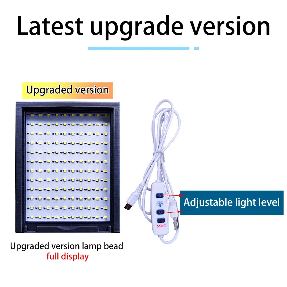 Lithophane LED Backlight Panel CMYK PLA 3D Print Photo DIY Backlight Kit