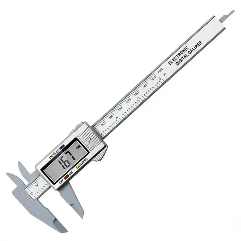 Mini Plastic Vernier Caliper 0-150mm (0-6 in) Portable Manual Measuring Tool for Students & DIY