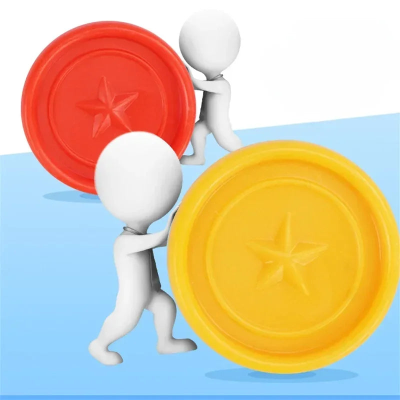 Foldable Connect 4 Travel Board Game – 4-in-a-Row Portable Family Strategy Toy for Kids